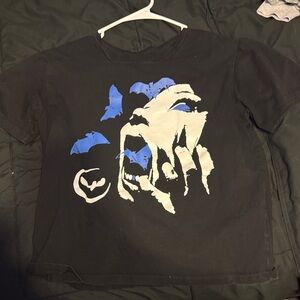 Black Graphic Kids T-Shirt